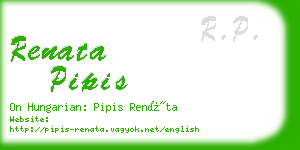 renata pipis business card